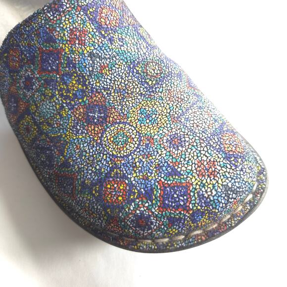 Alegria Debra Aztec Tile Casual Slip On Clog Womens Size 10 40 DEB-843 Multi - Picture 8 of 9